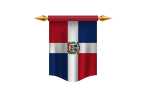 Dominican Flag Royal Banner flag
