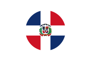 Dominican Flag Circle Vector Free flag