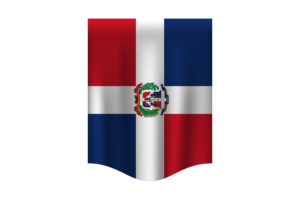 Dominican Flag Banner flag