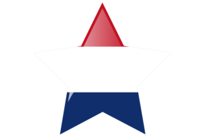 Netherland Flag Star Icon flag