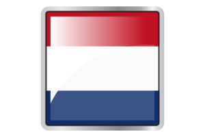 Netherland Flag Square icon flag