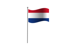 Waving Flag of Netherland flag