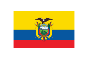 Ecuador Flag Triangle Vector Illustration flag