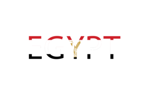 Egypt Text Art flag