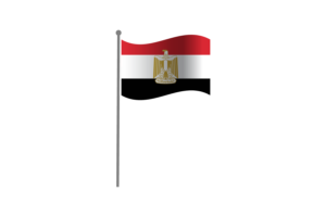 Waving Flag of Egypt flag
