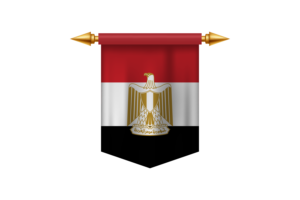Emblem of the Arab Republic of Egypt flag