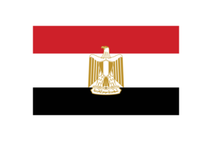 Egypt Flag Triangle Vector Illustration flag