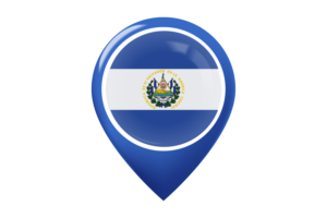 Ecuador Flag Map Pin Icon flag