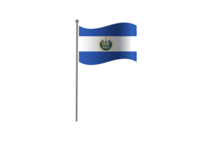 Waving Flag of Ecuador flag