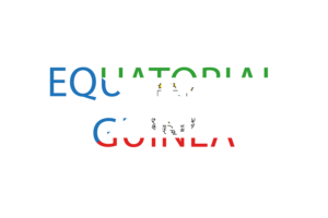 Equatorial Guinea Text Art flag