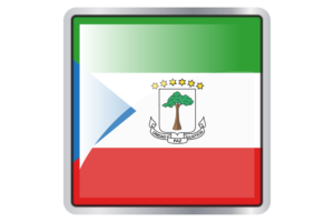 Equatorial Guinea Flag Square icon flag