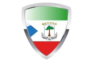 Equatorial Guinea Shield Flag flag