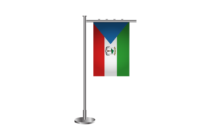 3d Equatorial Guinea Standing Flag flag