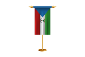 Equatorial Guinea Ceremonial Flag Vector Free flag