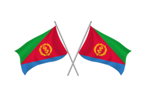 Eritrea Waving Friendship Flag flag