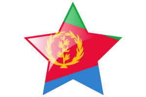 Eritrea Flag Star Icon flag