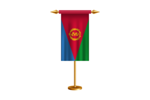 Eritrea Ceremonial Flag Vector Free flag