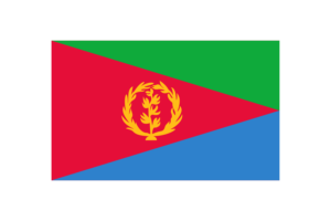 Eritrea Flag Triangle Vector Illustration flag