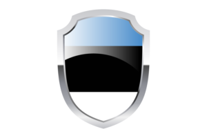 Estonia Shield Logo flag