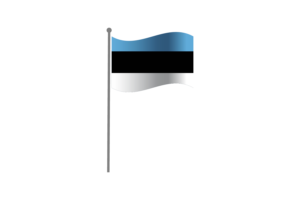 Waving Flag of Estonia flag