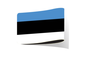 Estonia Flag Illustration Clipart flag