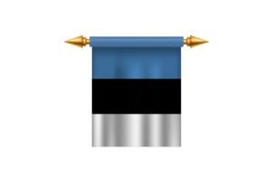 Estonia Royal Emblem flag