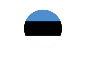 Estonia Flag Circle Vector Free flag