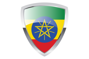 Ethiopia Shield Flag flag