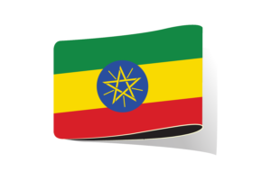 Ethiopia Flag Illustration Clipart flag