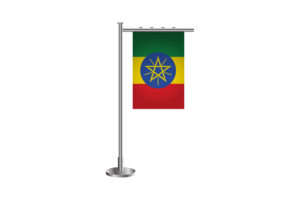 3d Ethiopia Standing Flag flag
