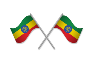 Ethiopia Flag Emblem Vector Free flag