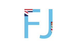 Fiji Country Code flag