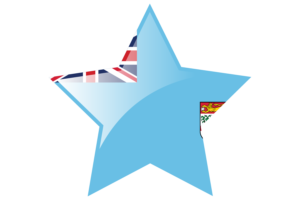 Fiji Flag Star Icon flag