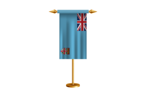 Fiji Ceremonial Flag Vector Free flag