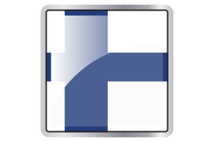 Finland Flag Square icon flag