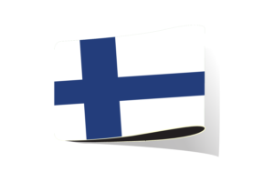 Finland Flag Illustration Clipart flag