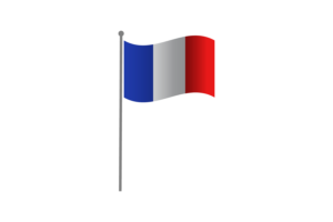 Banderín Ondeante de Francia flag