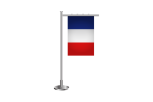 Banderín de Francia en 3D flag
