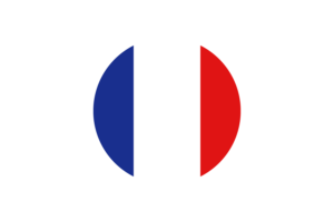 Banderín de Francia Vector Circular Gratis flag
