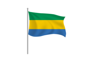 Gabon Flag Clipart flag