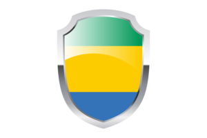 Gabon Shield Logo flag