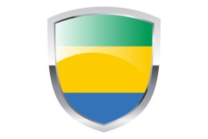 National Flag of Gabon Clipart flag