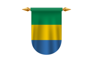 Gabon Flag Emblem Vector Images flag