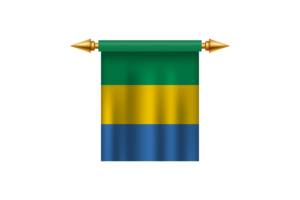 Gabon Royal Emblem flag