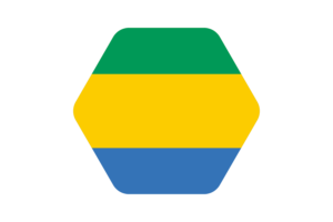 Gabon Flag Vector Illustration flag