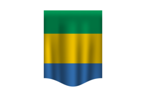 Gabon Flag Banner flag