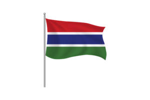 Gambia Flag Clipart flag