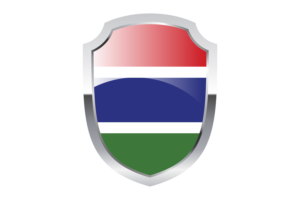 Gambia Shield Logo flag
