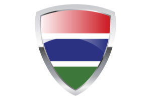 Gambia Shield Flag flag