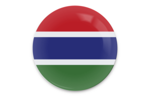 Gambia Flag Vector Art flag